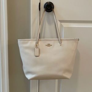 Coach cream bag